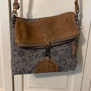 Myra Bag long strap fold over purse